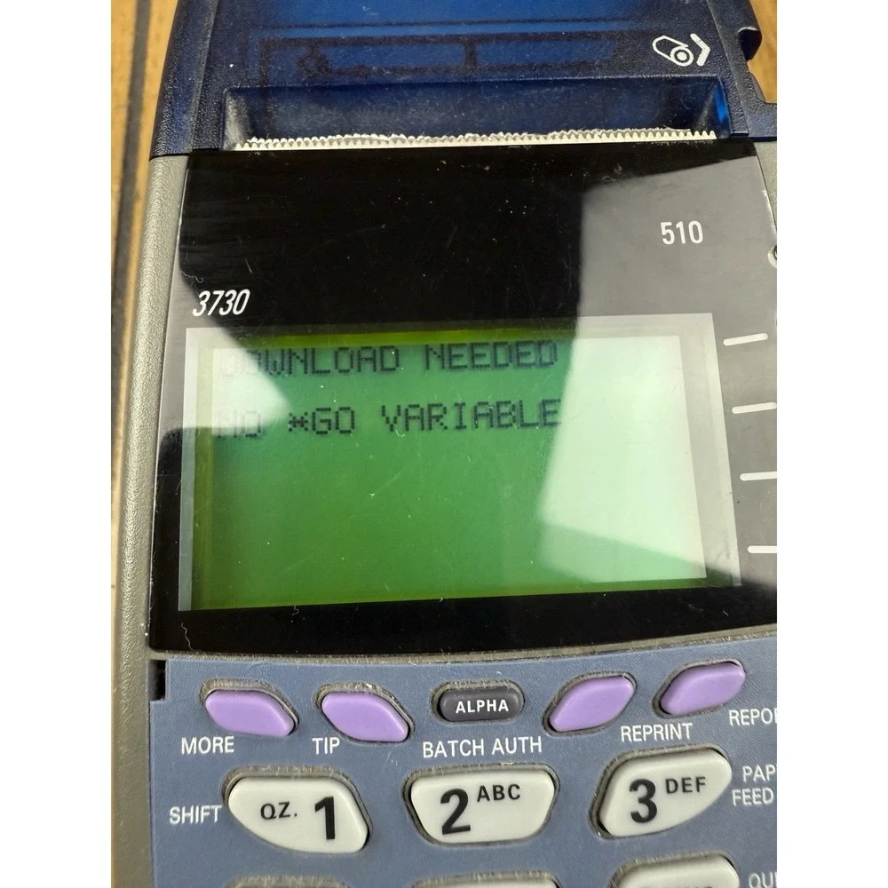 VERIFONE OMNI 5100 ETHERNET‎ CREDIT CARD TRANSACTION TERMINAL CHARGER